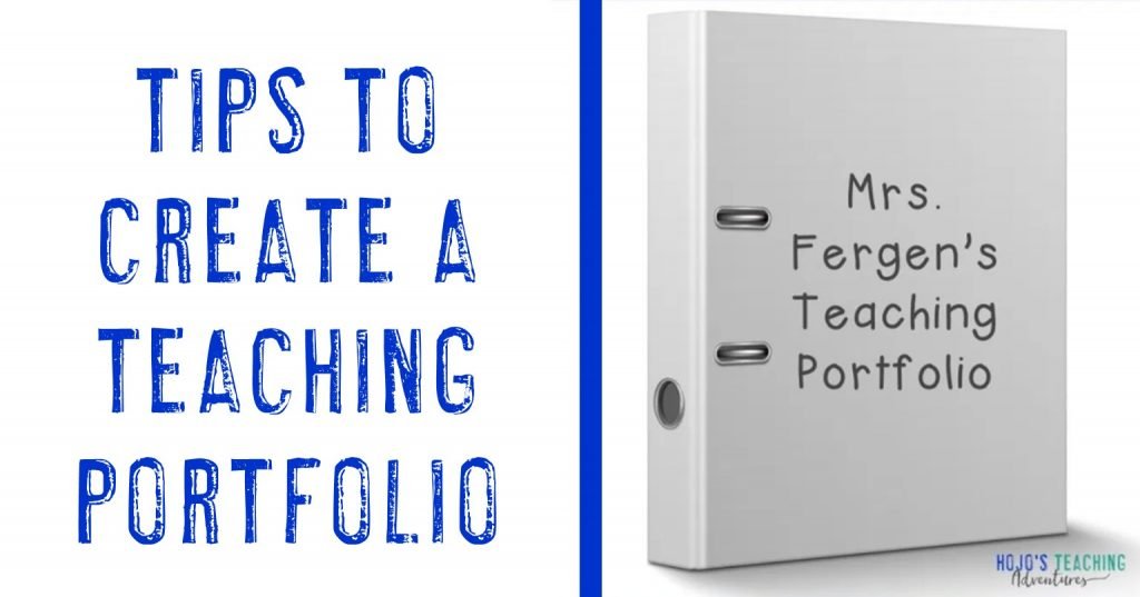 tips to create a teaching portfolio