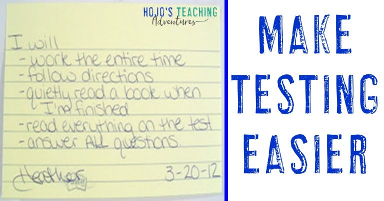 Make Testing Easier - with an example "contract" kids write out