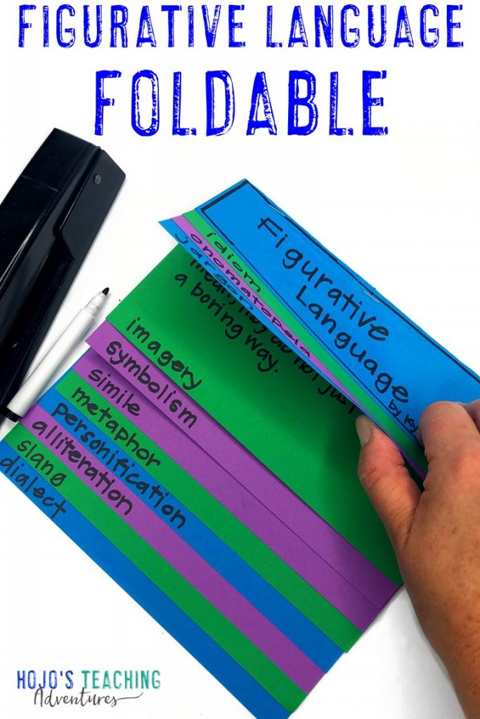 figurative-language-foldable-hojo-s-teaching-adventures-llc