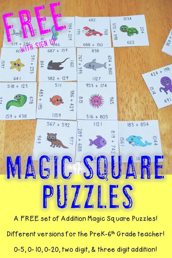  online Flash educational games - Magic Square