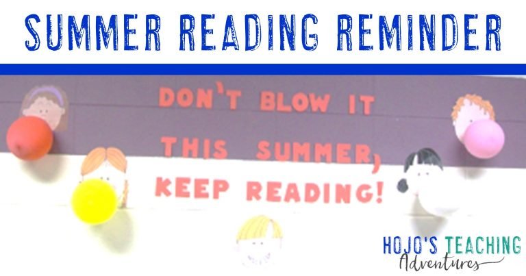 summer reading reminder