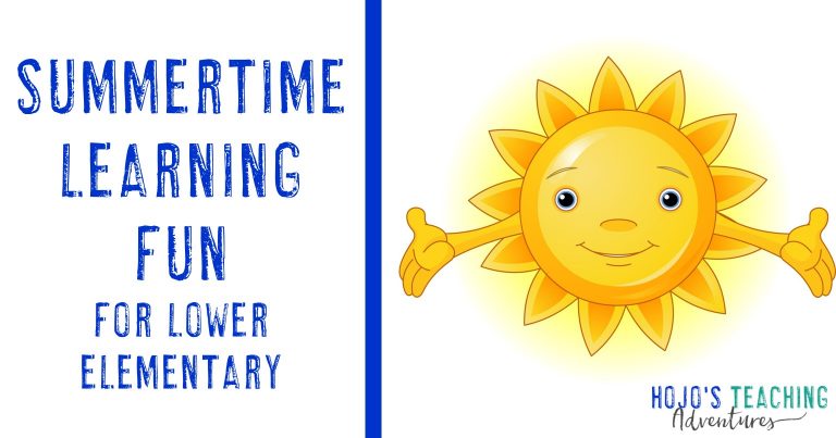 summertime learning fun for lower elementary