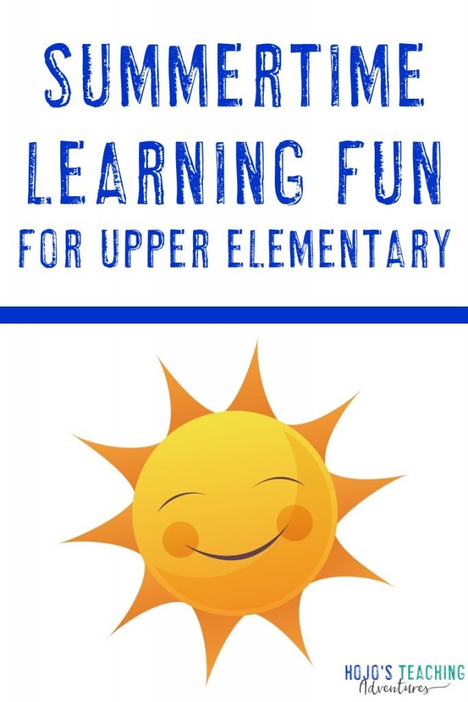 summertime learning fun for upper elementary