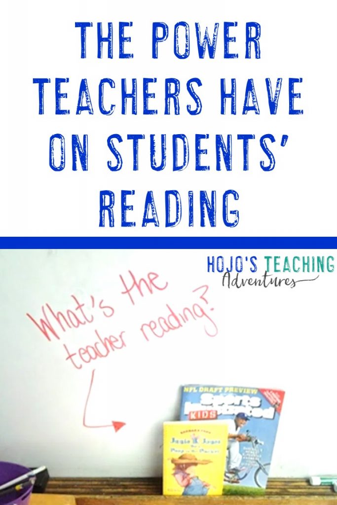 the power teachers have on students' reading