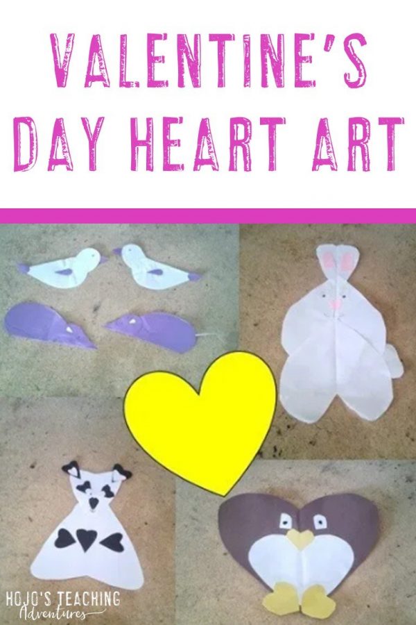 Heart Art for Valentine's Day - HoJo's Teaching Adventures, LLC