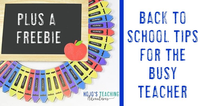 back to school tips for the busy teacher