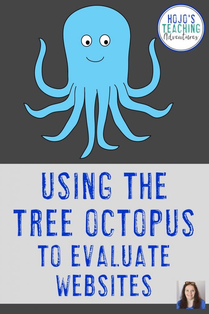 When it's time to write a research paper and start finding information online, make sure your students know how to evaluate websites. Doing a quick mini lesson on the tree octopus will help your 2nd, 3rd, 4th, 5th, or 6th grade classroom or home school students better understand to use caution with what they find, read, and learn online. Click through for an immediate lesson you can use right away.