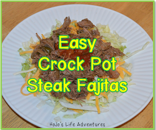 Easy Meals for Teachers - Crock Pot Fajitas with beef, pork, or chicken! 