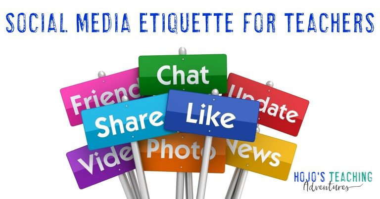 social media etiquette for teachers