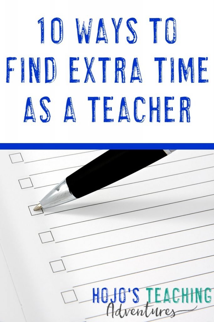 10 ways to find extra time as a teacher