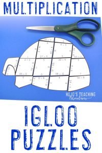 FUN igloo activities covering multiplication for your 3rd, 4th, or 5th grade students! 