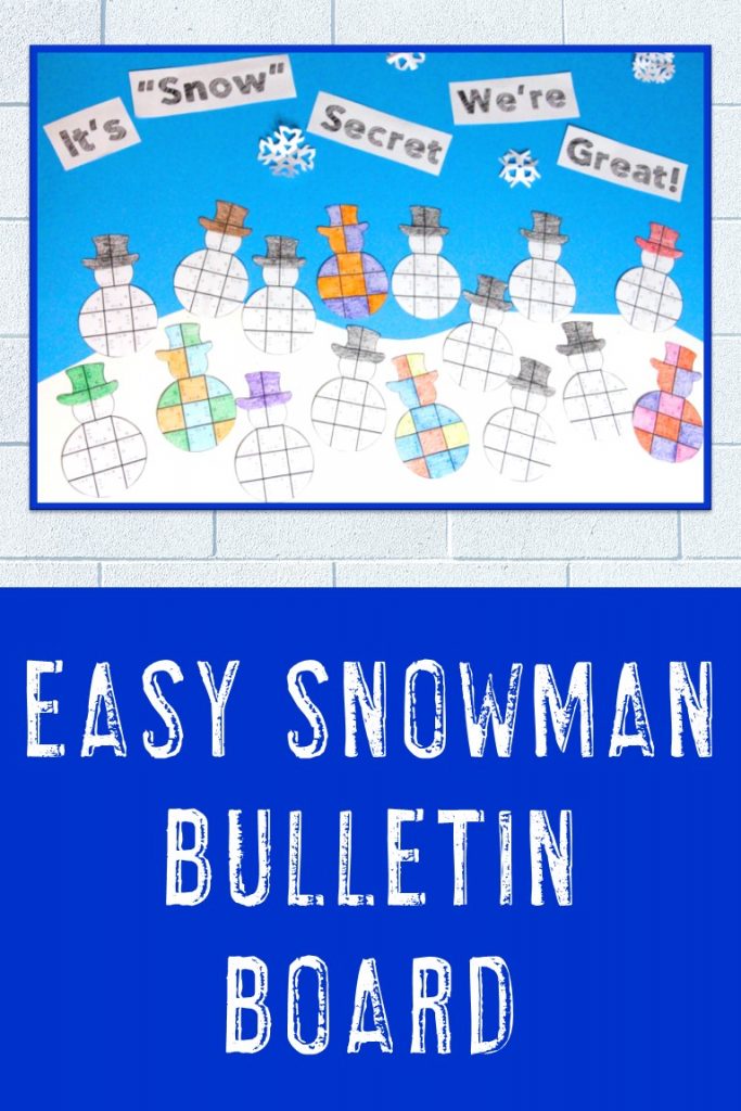 Easy Snowman Bulletin Board