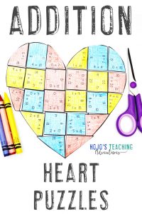 Addition Heart Valentine's Day Activities