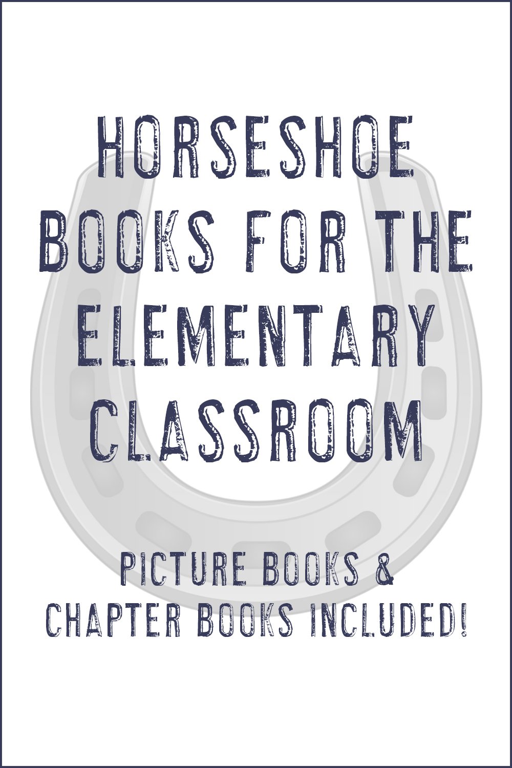 St. Patrick's Day and horseshoe books for the elementary classroom