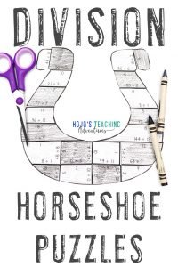 Division Horseshoe Puzzles