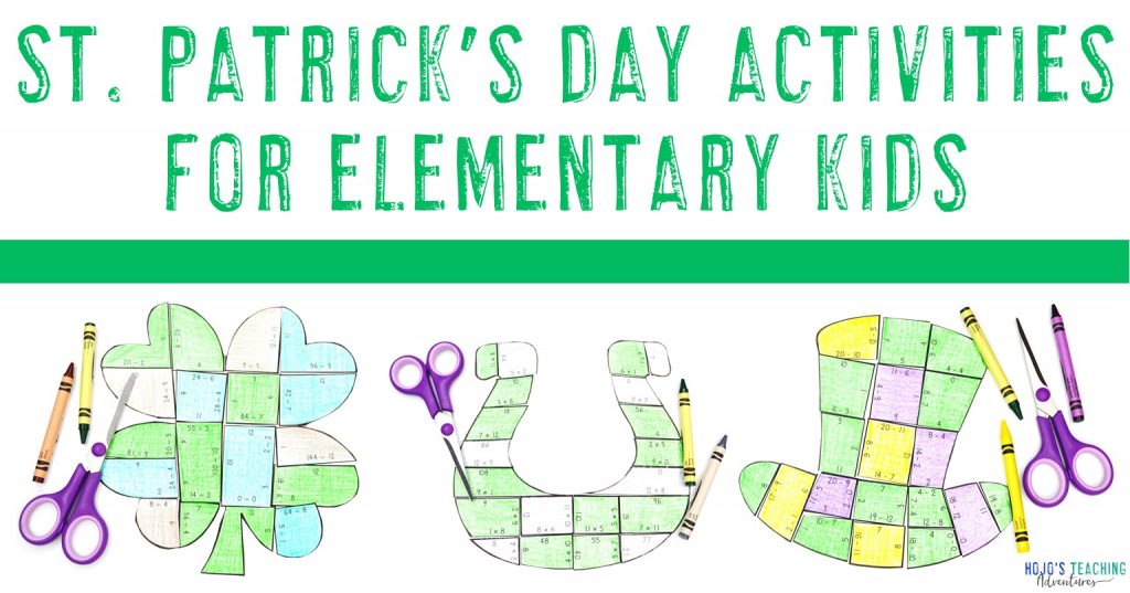 St. Patrick's Day Activities for Elementary Kids