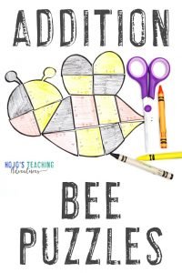 Click to buy bee addition puzzles!