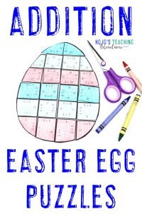 Click here to buy a set of Addition Easter Egg Puzzles!