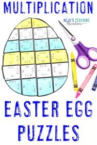 Click here to buy a set of multiplication Easter egg puzzles!