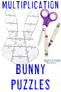 Click to buy Multiplication Bunny Puzzles