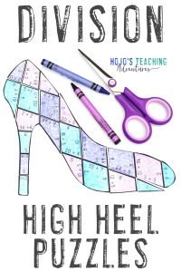 Click here now to grab your DIVISION high heel math puzzles!