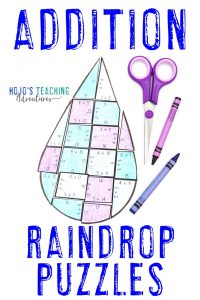 Click here to grab your own ADDITION raindrop math games!