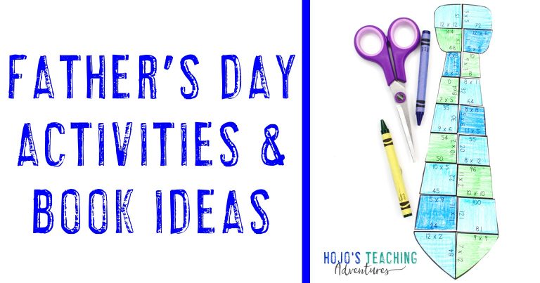 father's day activities & book ideas with a picture of a tie puzzle