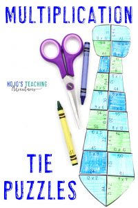 Multiplication Tie Puzzles