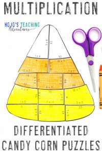 Click here to get your own MULTIPLICATION Candy Corn Activities!