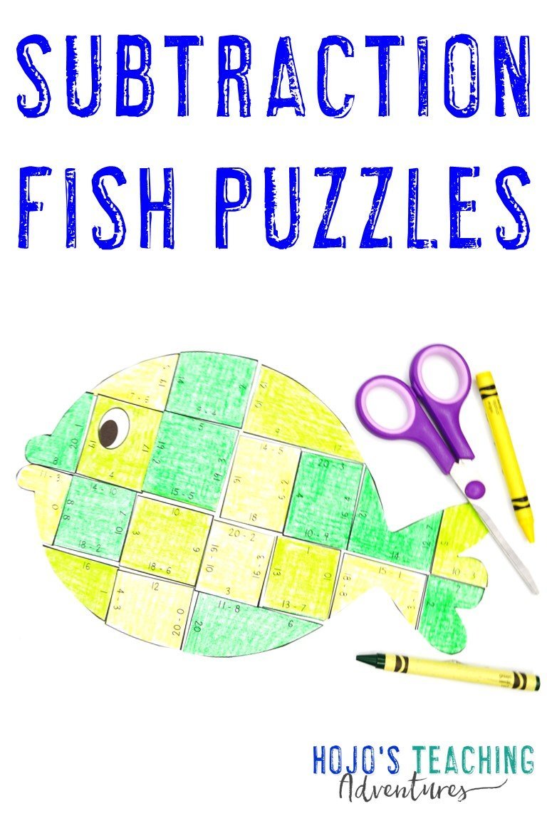 Fish Math Activities for Basic Math Fact Practice HoJo's Teaching Adventures, LLC