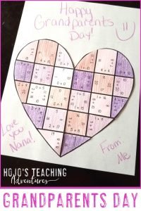 Grandparents Day Puzzle Card