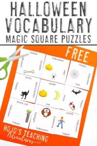 Click to get your FREE 3x3 Halloween Magic Square Puzzle game!