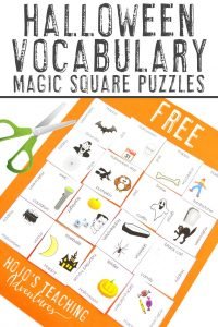 Click to get your own 4x4 Halloween Activities Magic Square Puzzles!