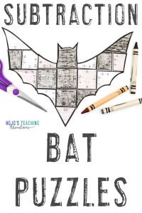 Click to get your subtraction math bat activities for kids now!