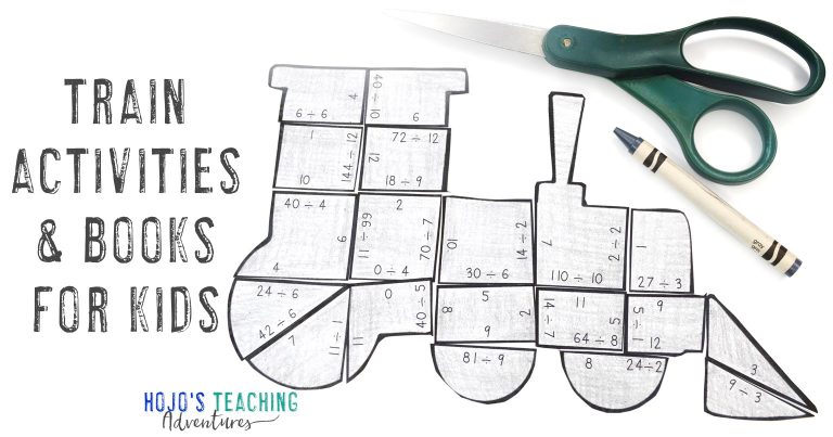 Train Activities for Kids & Books too!