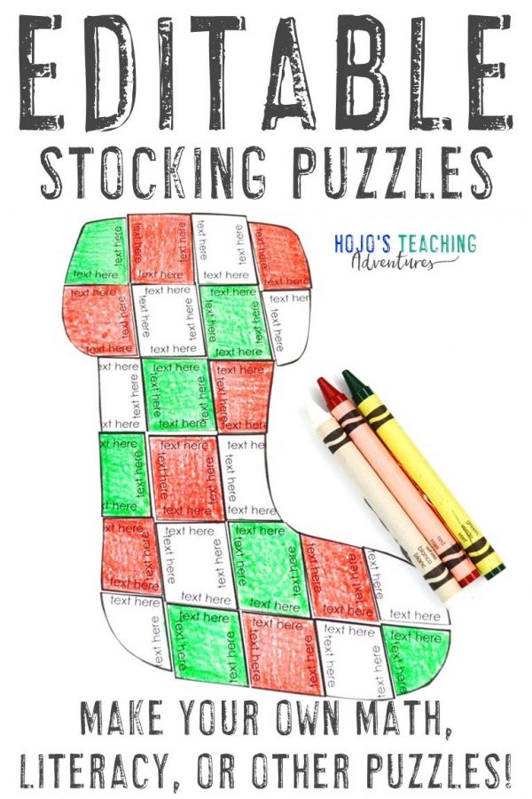 Stocking Activity Stocking Activities for Kids Plus Great Book Ideas! - HoJo's Teaching ...