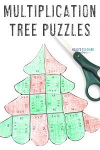 Click to buy your own Multiplication Tree Puzzles!