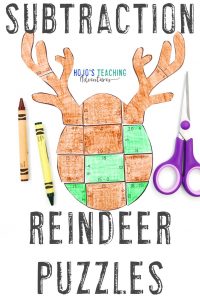 Get your own subtraction reindeer activities by clicking here!