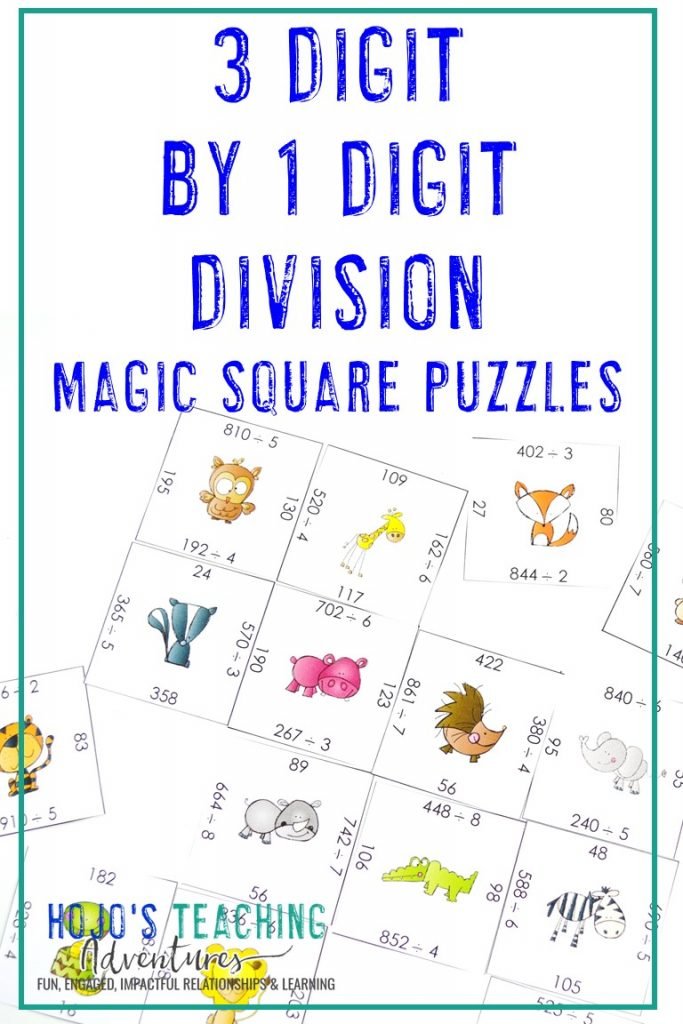 Click to get this FREE 3 Digit by 1 Digit Division Puzzle! 