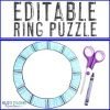 EDITABLE Ring Puzzles | Create your own activities on nearly ANY topic ...