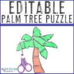 Editable Palm Tree Puzzle - HoJo's Teaching Adventures, LLC