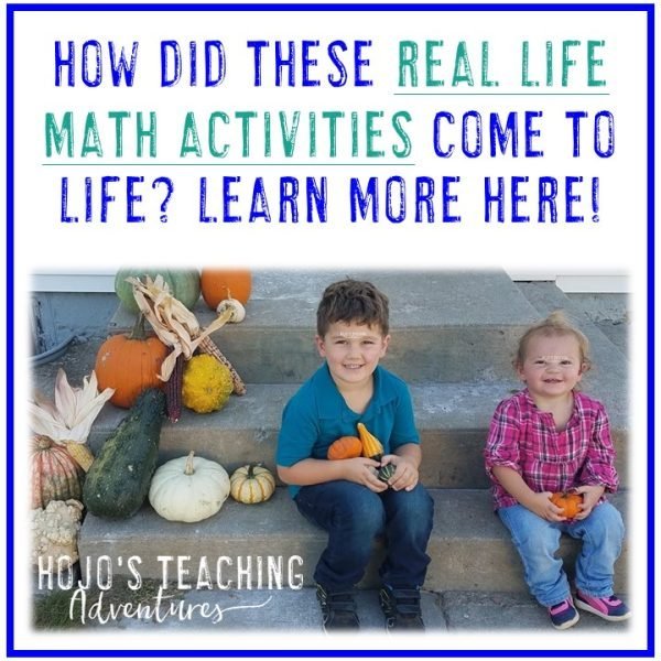Real Life Math Activities - HoJo's Teaching Adventures, LLC