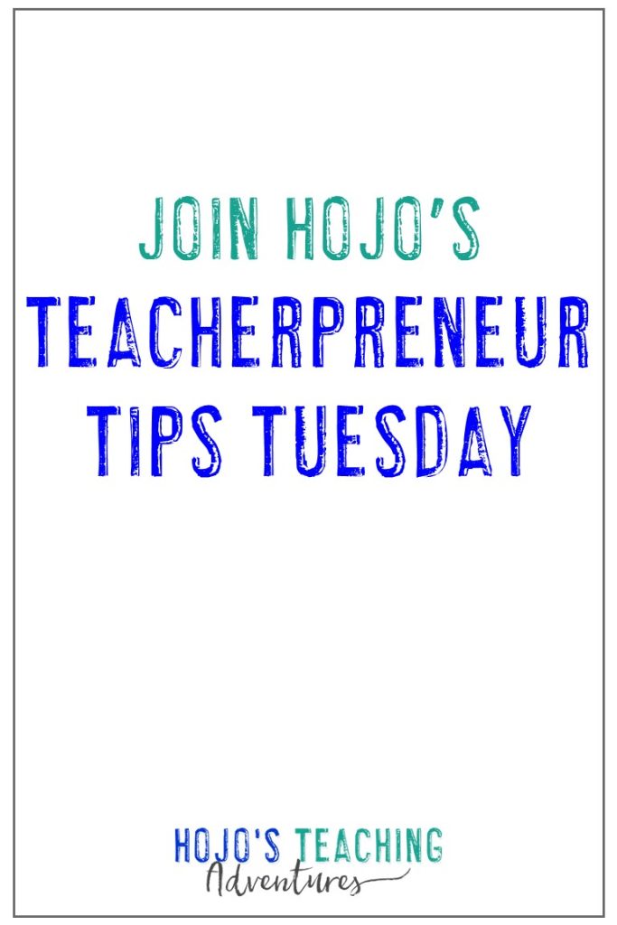 Do you consider yourself a teacherpeneur, edupreneur, teacher-seller, or TPT teacher author seller? Then you NEED to be on this email list! HoJo started selling on TPT back in 2009. Since then she has created over 700 resources, ebooks, self-published books, courses, done coaching, and more. Get on her Teacherpreneur Tips Tuesday email list to learn, keep up-to-date on what is going on, get FREE downloads, plus gets plenty of great tips and ideas. Sign up today! 